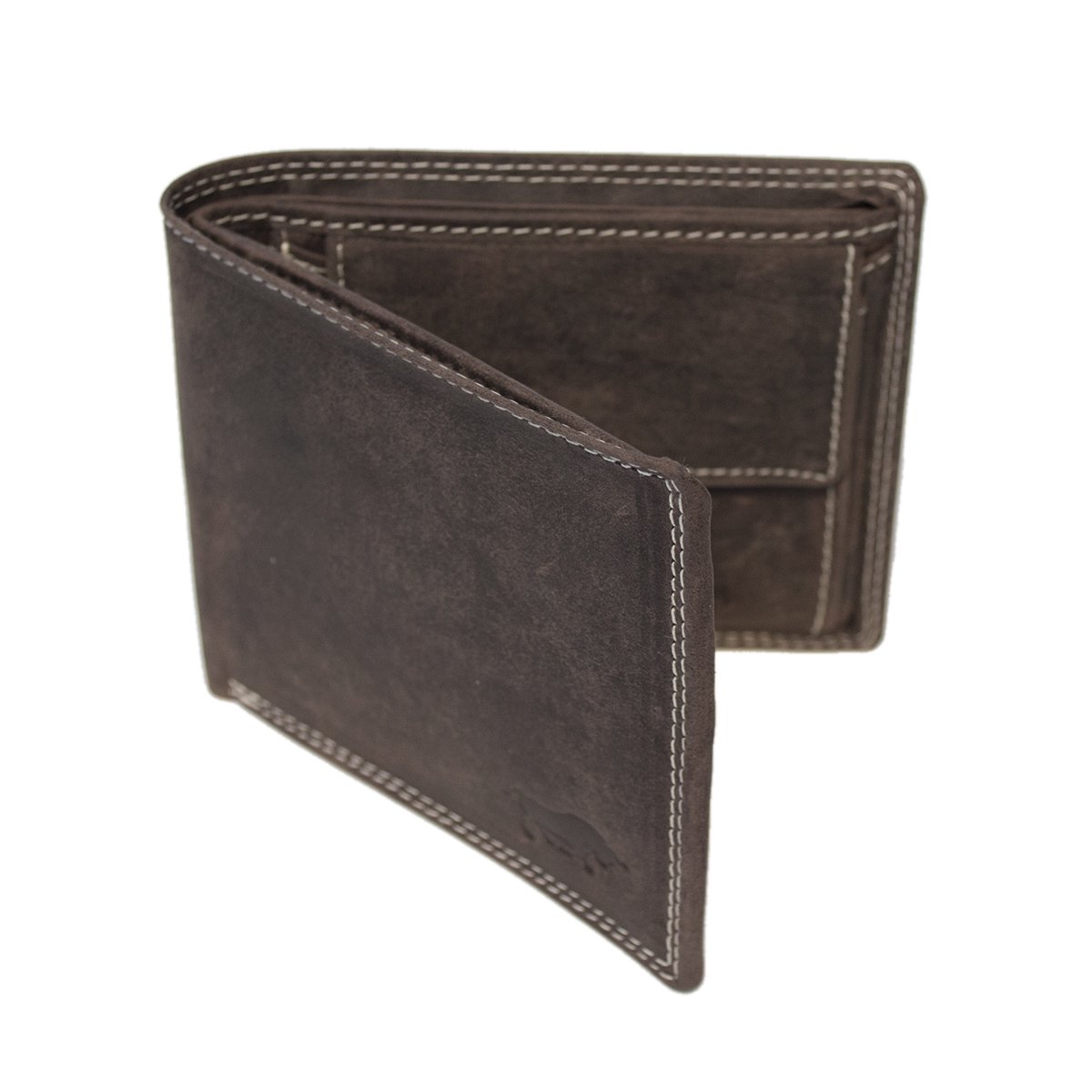 Men's Wallet buffalo leather - Compact Model - RFID