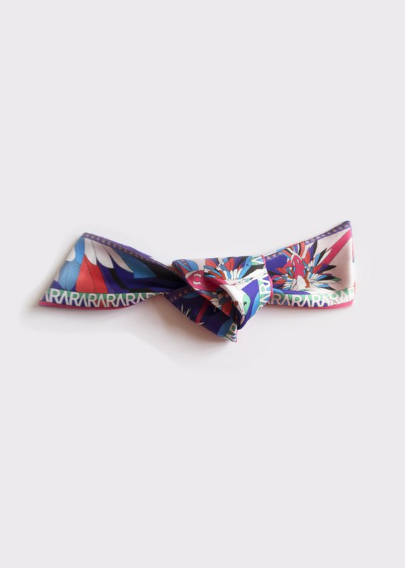 Foulard ruban Virginie Riou "Le petit colibri"