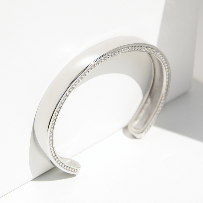 M (18-19,5 cm Handgelenkumfang) Silber