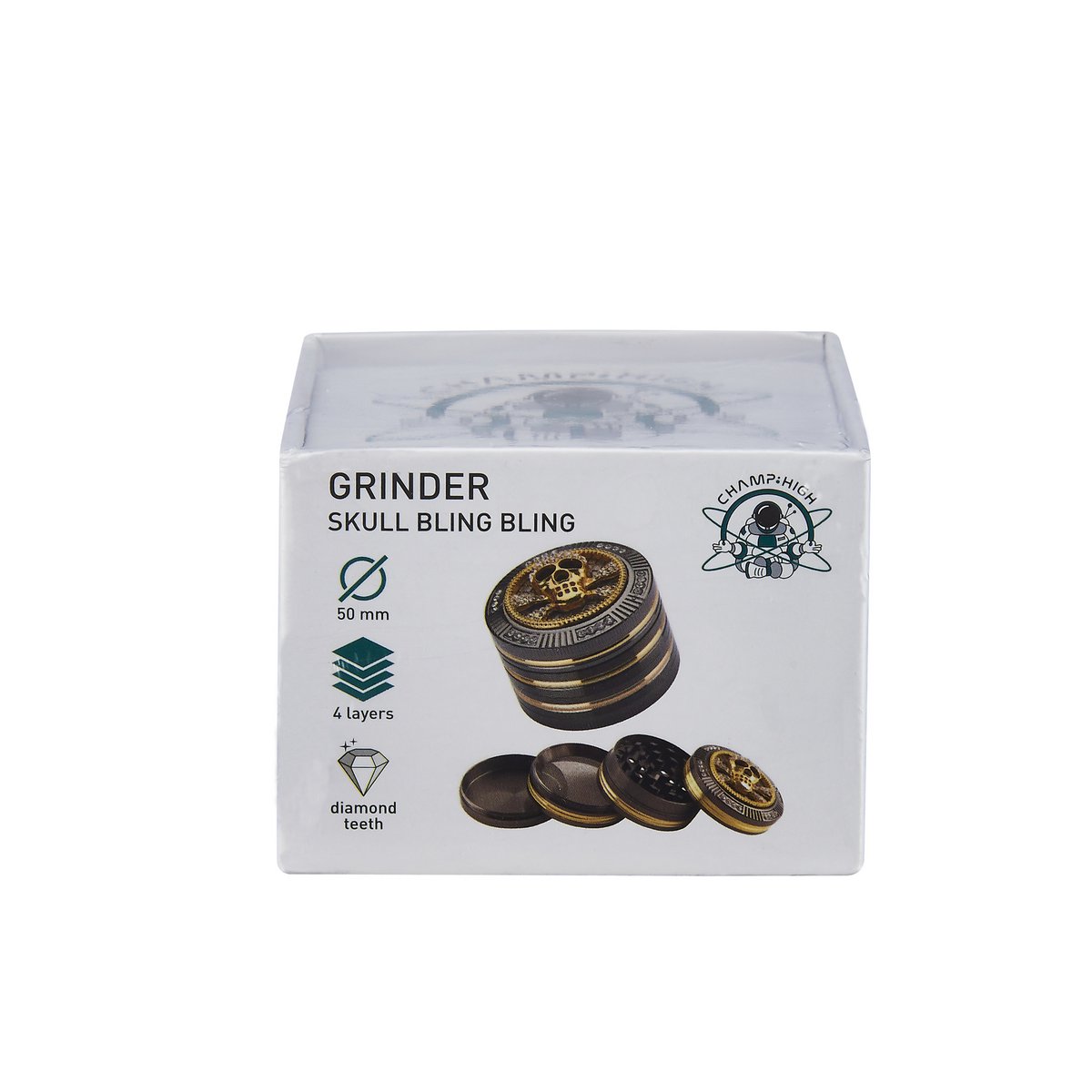Grinder - Kruidenmolen - Aluminium Kruiden met Zeef - 50 mm