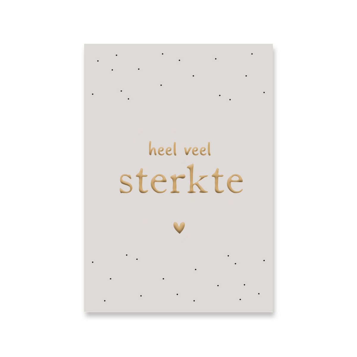 Kortstyrke | guldfolie