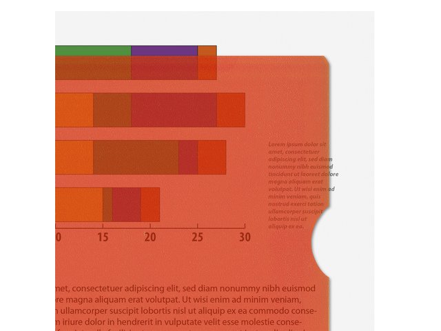 Mapa L Kangaro A4 PP 120 mikronów transp.generfd pomarańczowy 10szt.