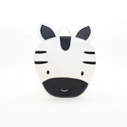 Adjustable animal shoulder bag for children - Aiko the zebra