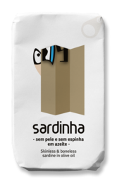 Canned sardines in olive oil, a classic Portuguese pantry staple. Packed with protein and healthy fats.
