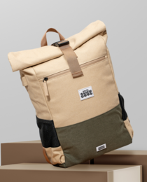 Sac à dos imperméable en chanvre Polar Explorer - Beige