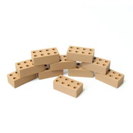 Blocs de construction - 10 pièces (choix de 3 combinaisons de couleurs)