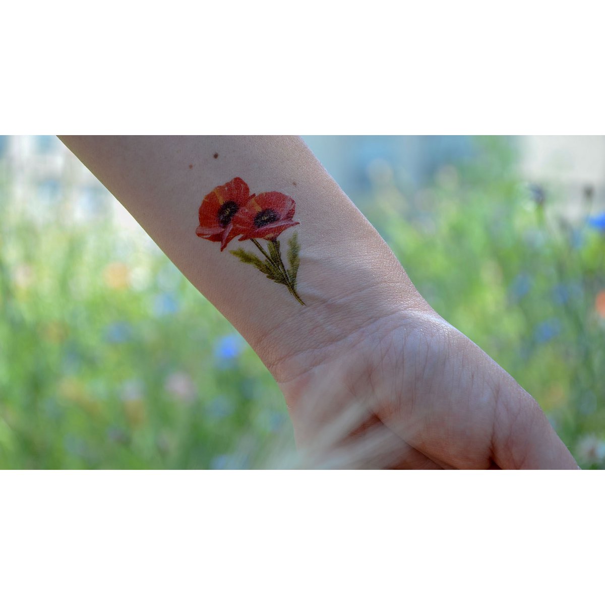 Temporary tattoo: Poppy