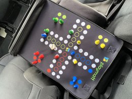 Gioco di viaggio "Bouncer" Gioco di società Ludo