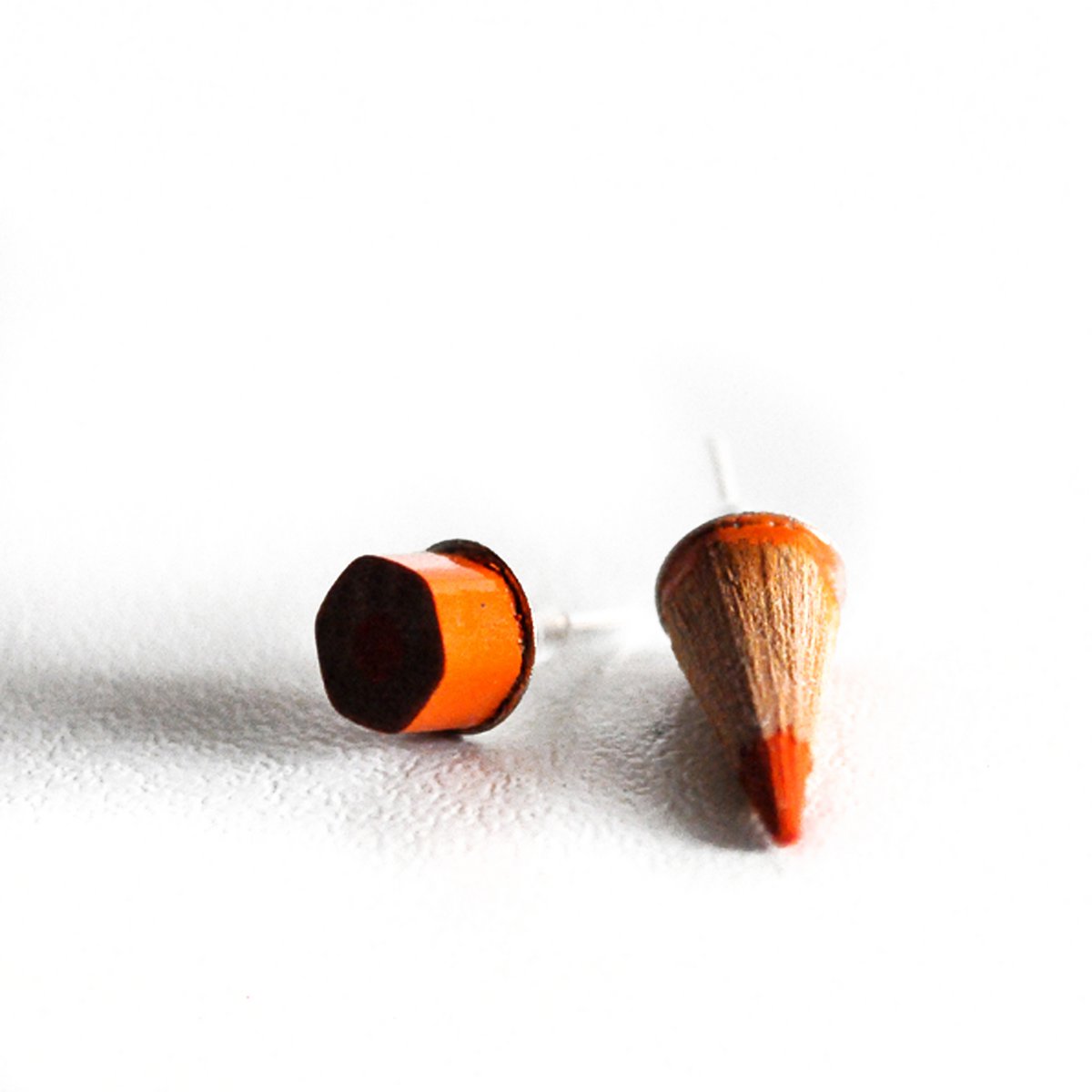 Pencil Stud Earrings - Light Colors - While Stock List
