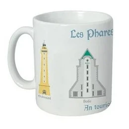Taza de cerámica - Faro de Bretaña 2