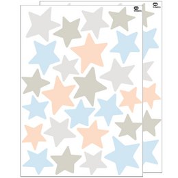 Soft stars wall sticker