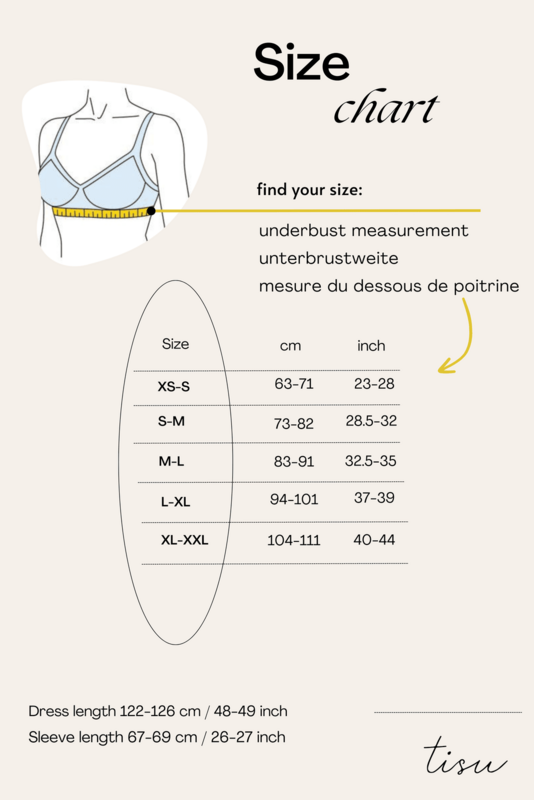 TISU maternity & nursing dress, Pale Taupe