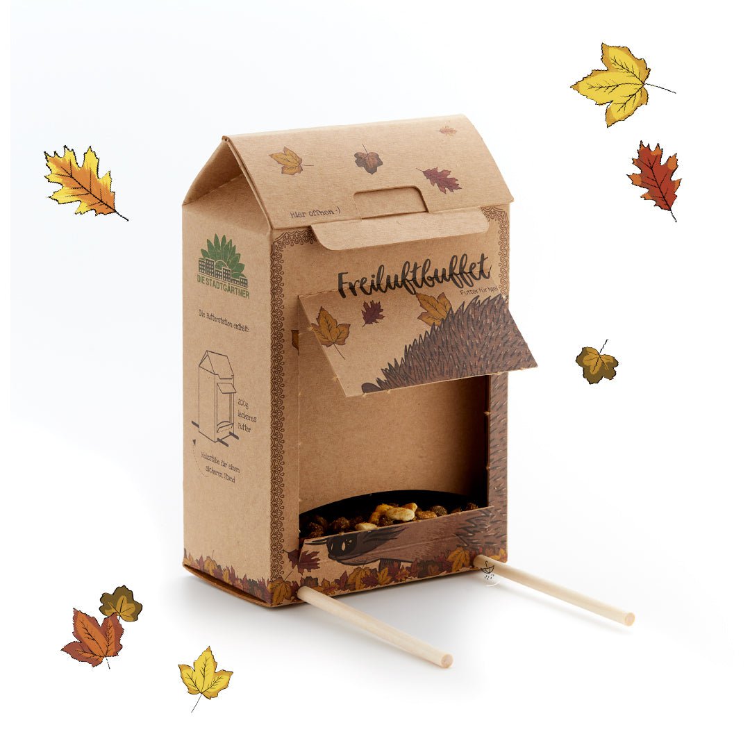 Freiluftbuffet Igel