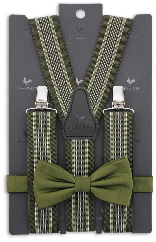 Sir Redman suspenders combi pack James Wyatt green
