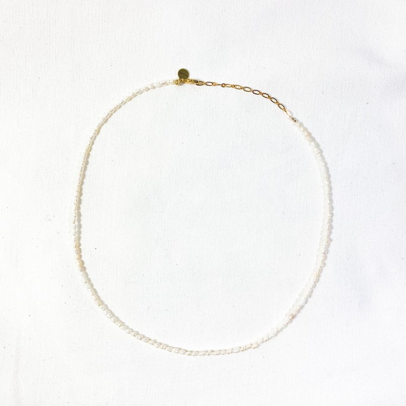 Pearl necklace for charms