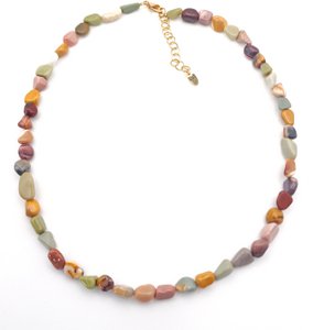 Ketting van Alashan Tuimelde Agaat