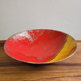 Large bowl "Leo" Ø 38 cm made of recycled oil barrels upcycling | different colors