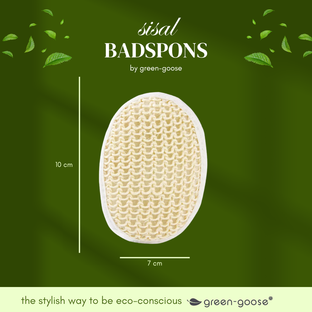 Green-Goose Sisal-Peelingschwamm