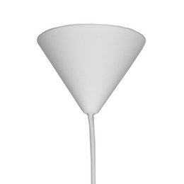 Hazer Twist pendant lamp - White - Linen - L 45 x 45 x 45 cm