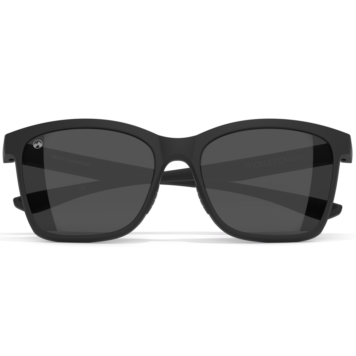 Maui - Matt sort stel | sort linse