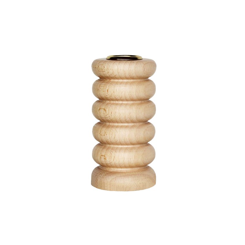 Totem Wooden Candle Holder - Medium Nº 1