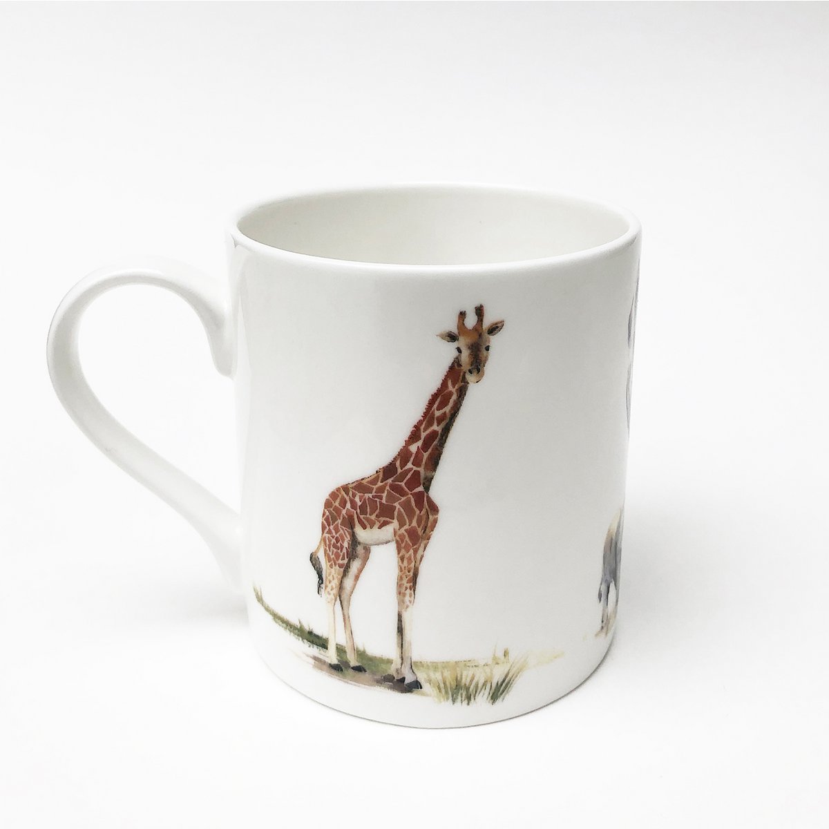 Tazza di animali da safari dell'acquerello