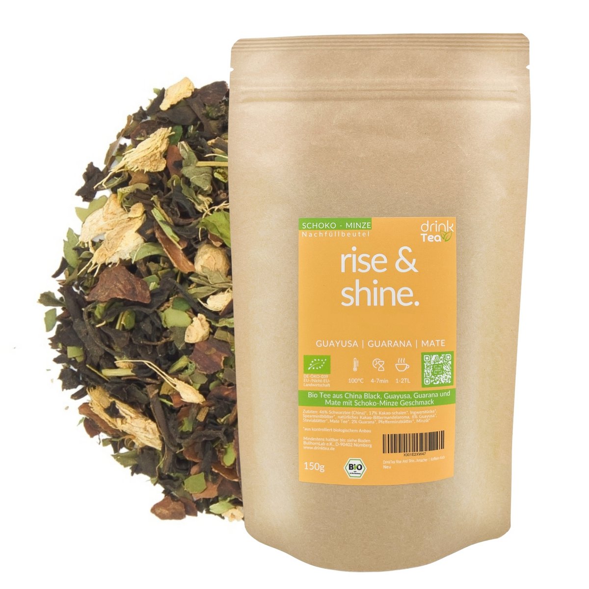 Thé du matin bio Rise & Shine 150g