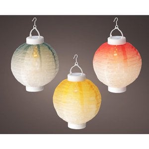 Solarlaterne aus Nylon mit Flammeneffekt