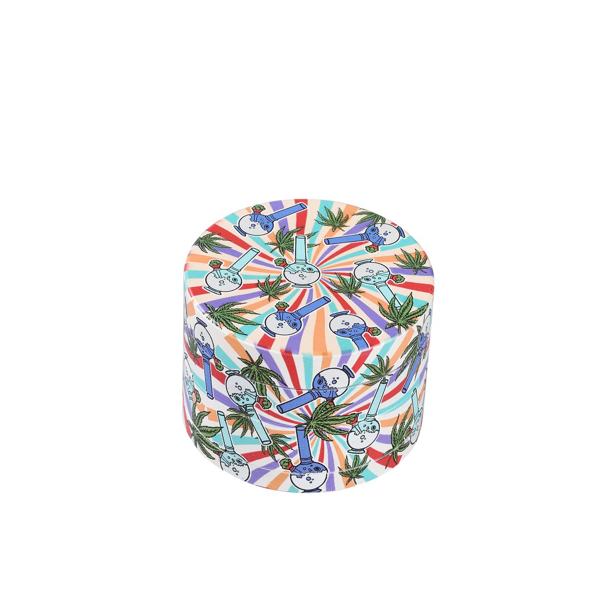 Display 6 pieces spice mills - Multicolored Leaves