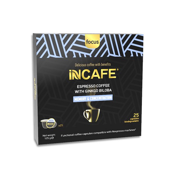 Kawa espresso iNCAFE FOCUS, 25 komp. Nespresso. kapsułki