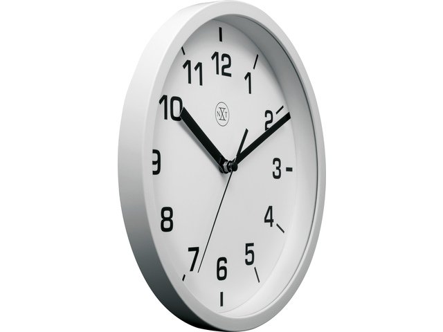 Wandklok NXT Easy Small 20 cm wit