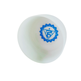 "Chakra Gorge" quartz singing bowl with bag (SOL - 432Hz)