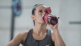 Sport-Casual · SKY RED - Sustainable drinking bottle