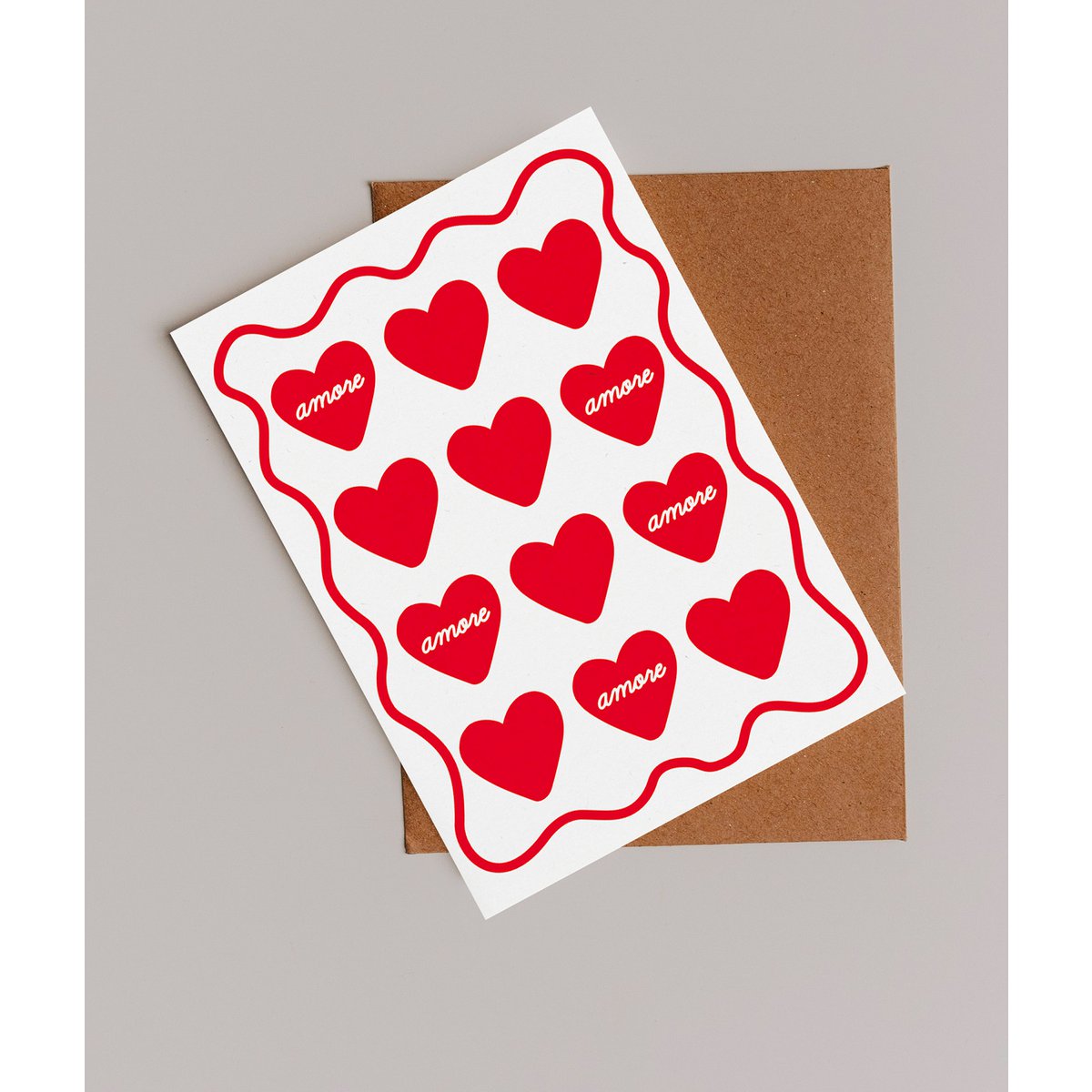 Carte de voeux coeur