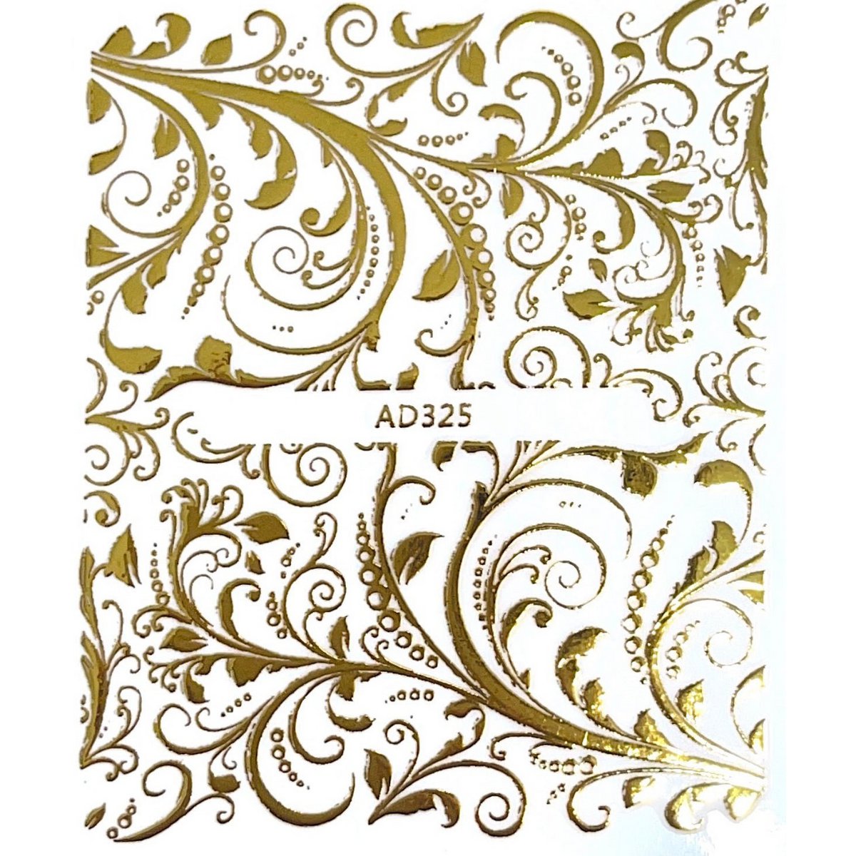 Gold pattern stickers