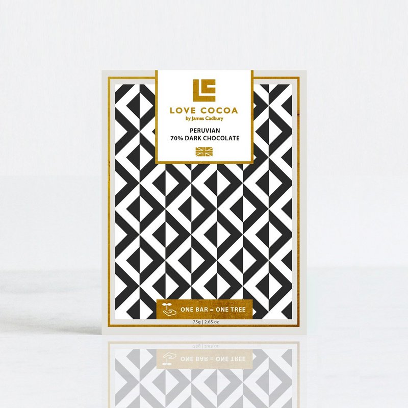 Barretta di cioccolato fondente peruviana al 70% (vegan friendly)