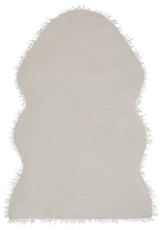 Wollen vloerkleed - tapijt - Ivoor