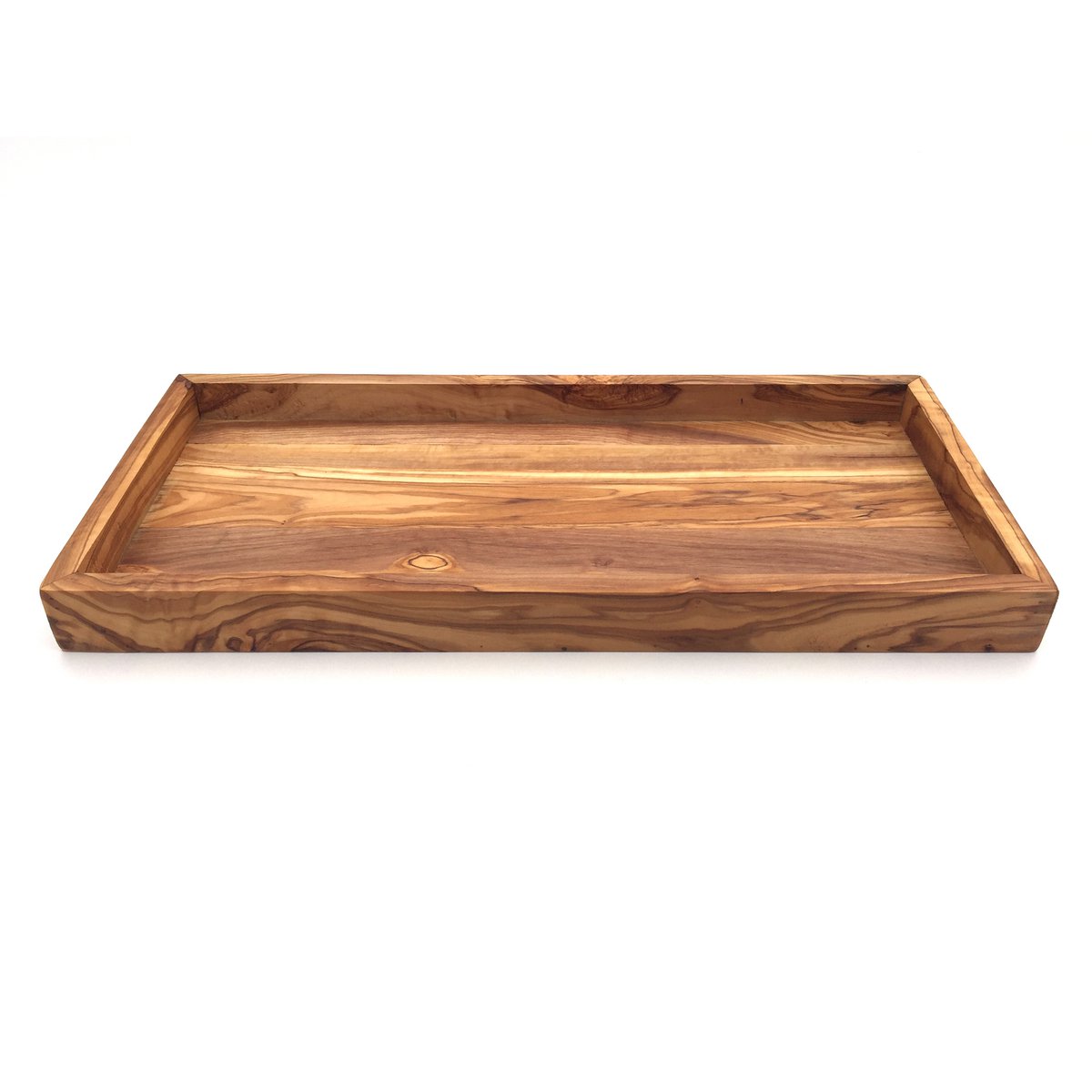 Etagère rectangulaire L. 37 cm Plateau Plateau en bois d'olivier