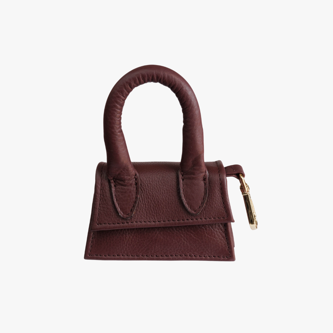 The Dog Musthaves Designer Bag - Beloningstasje voor hondenkoekjes en poepzakdispenser - Bordeaux Rood