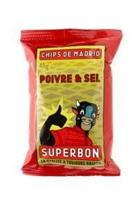 Nieuw - Chips Zout & Peper 40g - Superbon