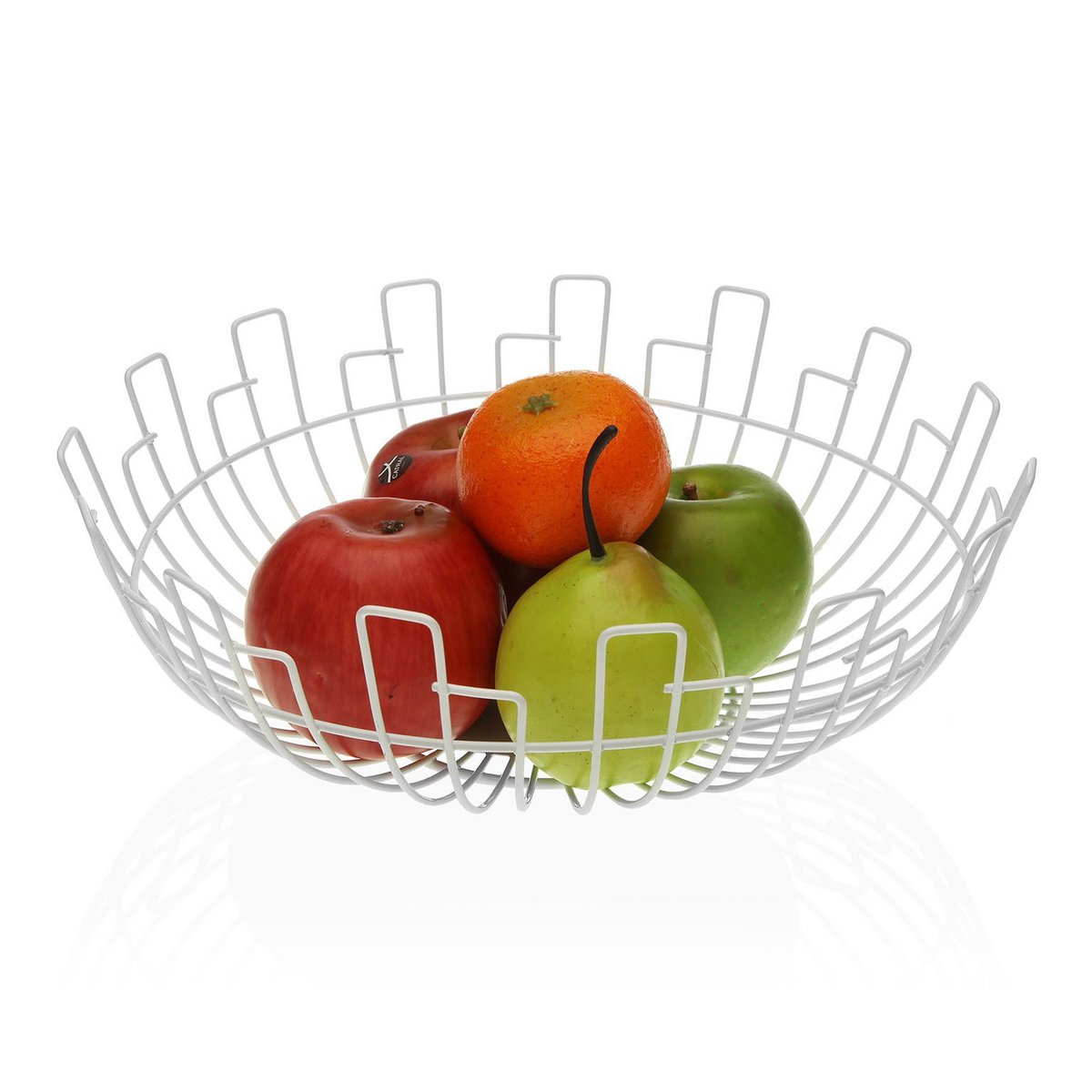 CHROME FRUIT BOWL