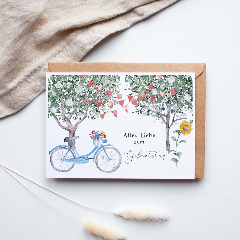 Folding card "Garden Party Birthday" | birthday