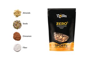 Sportieve granola met zaden en amandelen