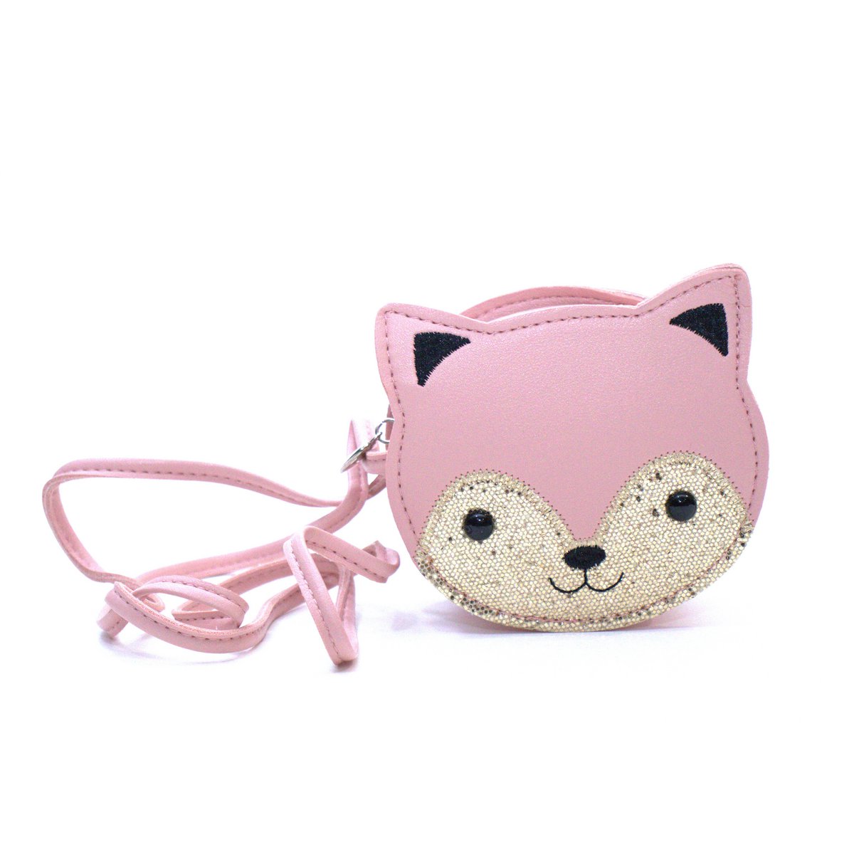 Children's shoulder bag - Gaspard the kitten Pink