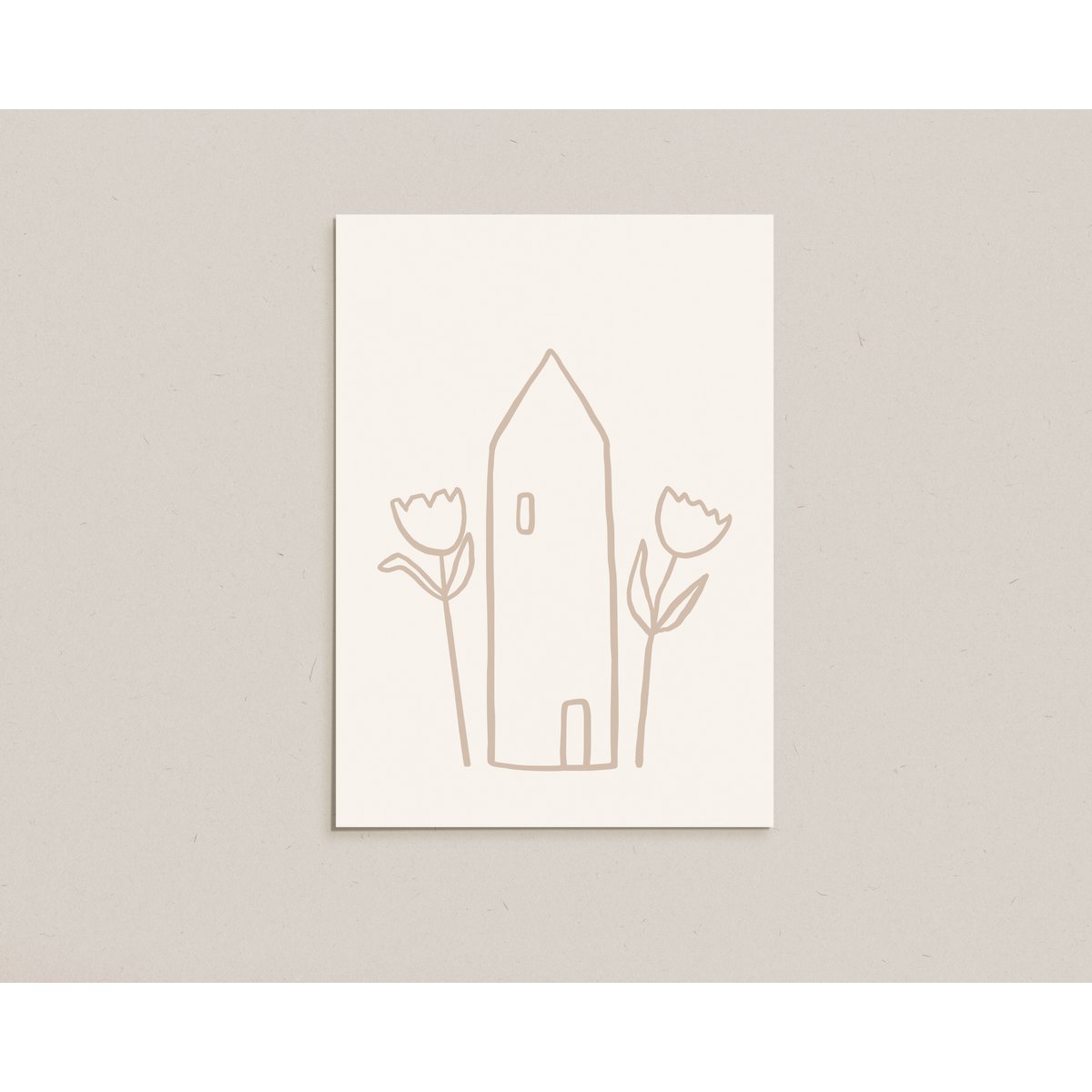 Postkarte / Tulip House