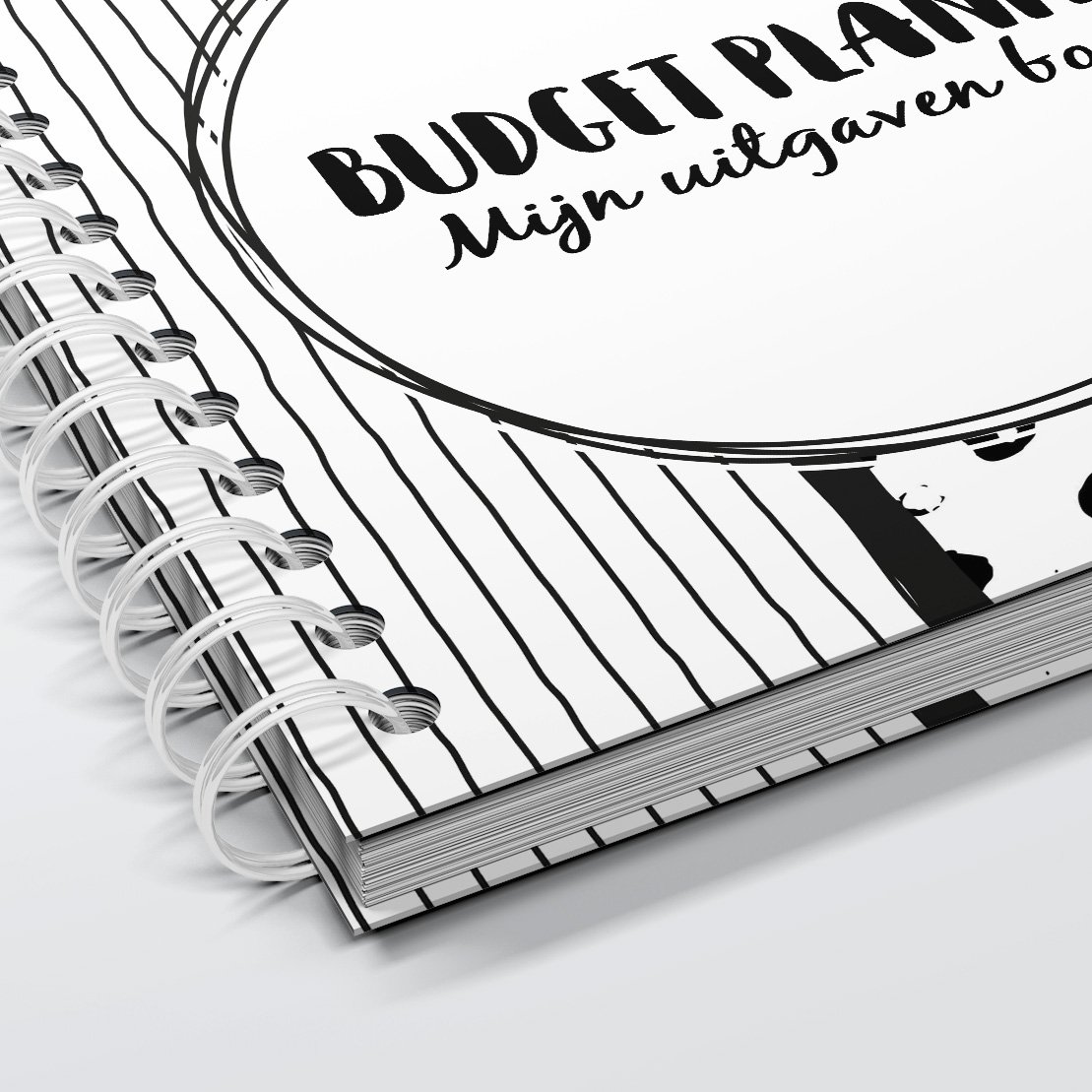 Udfyld bog SilliBeads - My Budget Planner - Hardcover Wire-o (SORT/HVID RANGE)