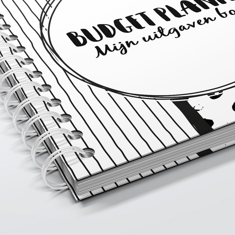 Udfyld bog SilliBeads - My Budget Planner - Hardcover Wire-o (SORT/HVID RANGE)