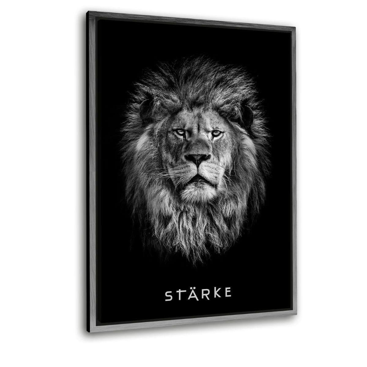 Kracht - canvas met schaduwgewricht "zwart"
