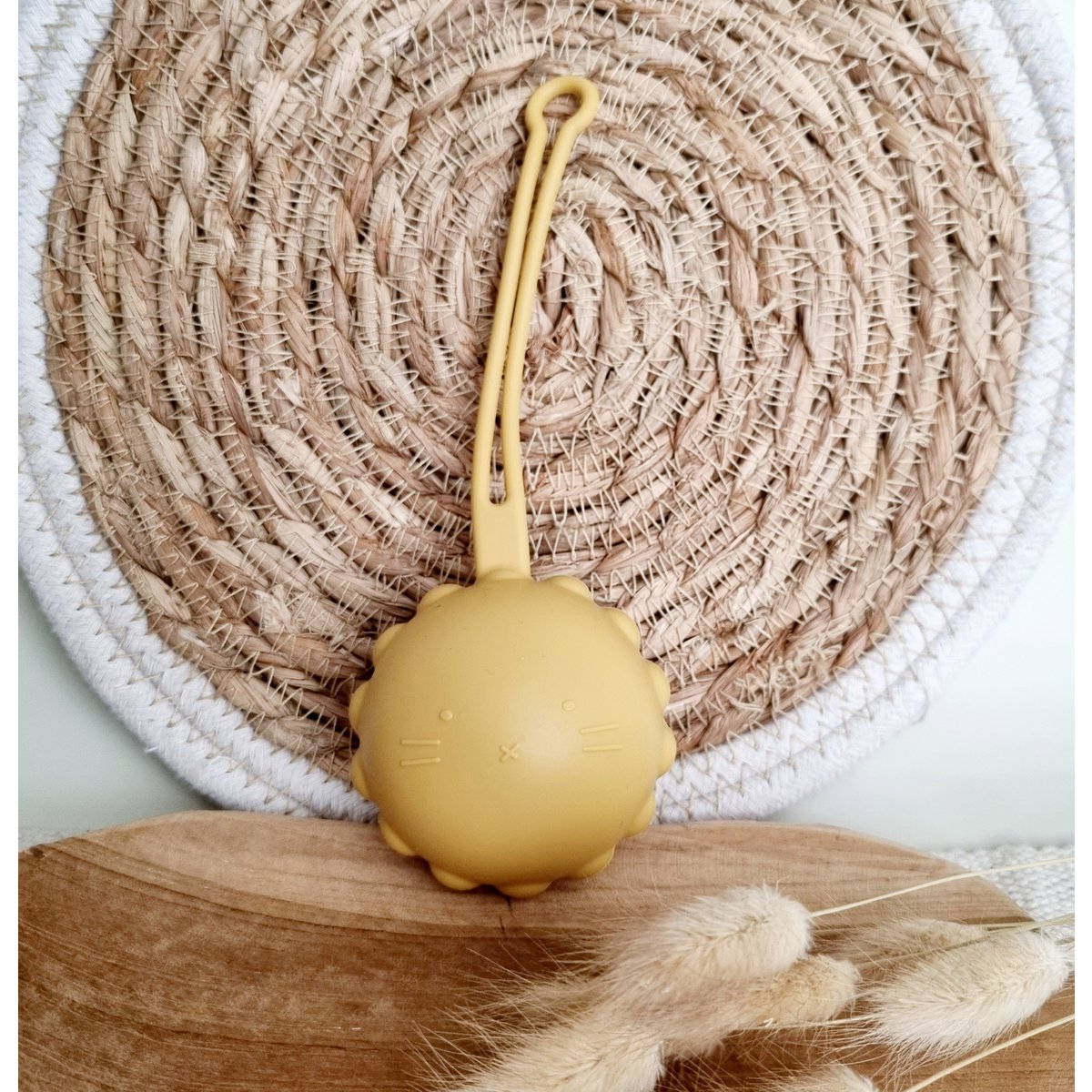 Almacenamiento de tetinas - Amarillo ocre