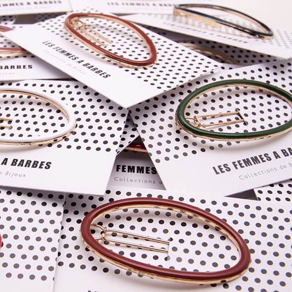Barrette CHANCE Oval